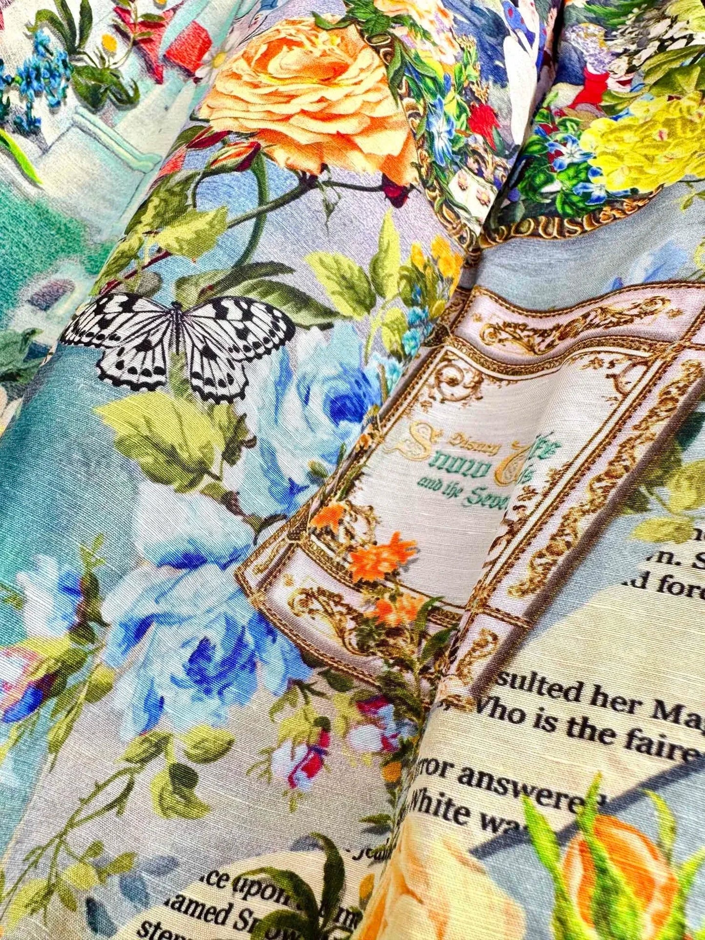 High Quality Autumn Women Fashion Runway Designer Silk Linen Beaded