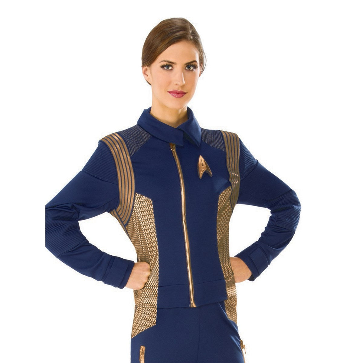Rubies 279840 Star Trek Discovery Womens Copper Operations Uniform,